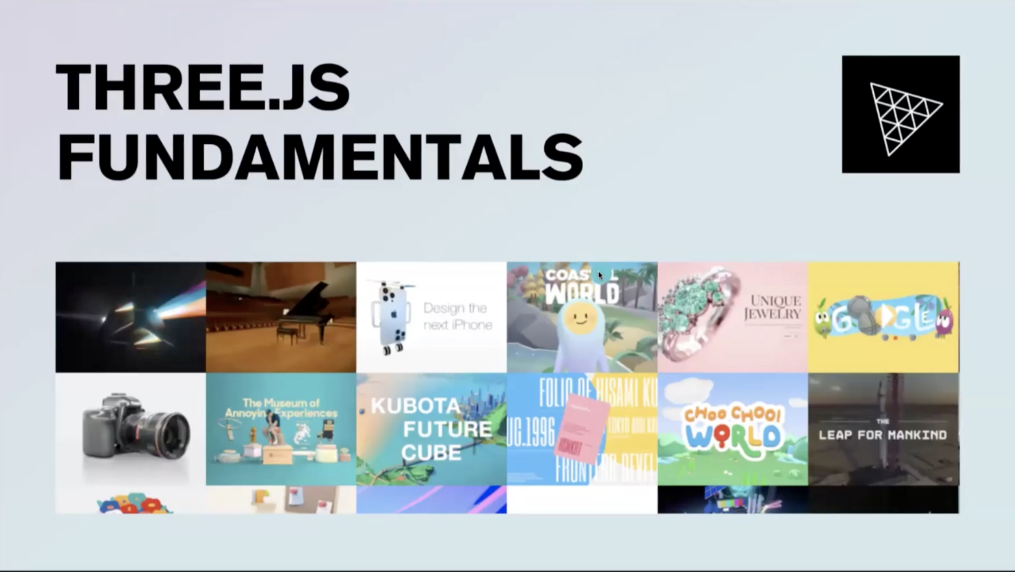 Three.js Fundamentals Workshop - The Collab Lab Video Link